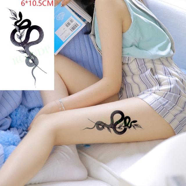 Different Small Waterproof Temporary Tattoo Sticker Cute Tatto Flash Tattoos Small Size Colorful Design for Kids Mens Womens