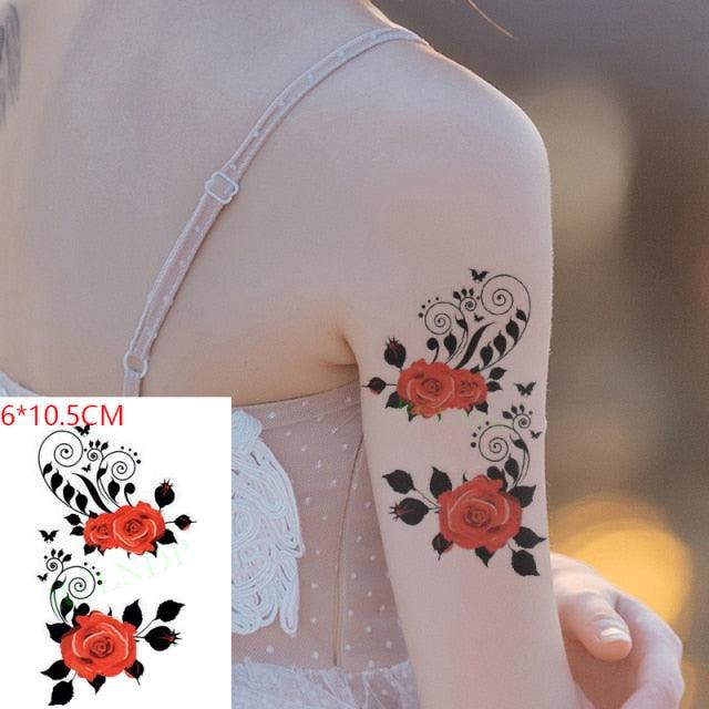 Different Small Waterproof Temporary Tattoo Sticker Cute Tatto Flash Tattoos Small Size Colorful Design for Kids Mens Womens