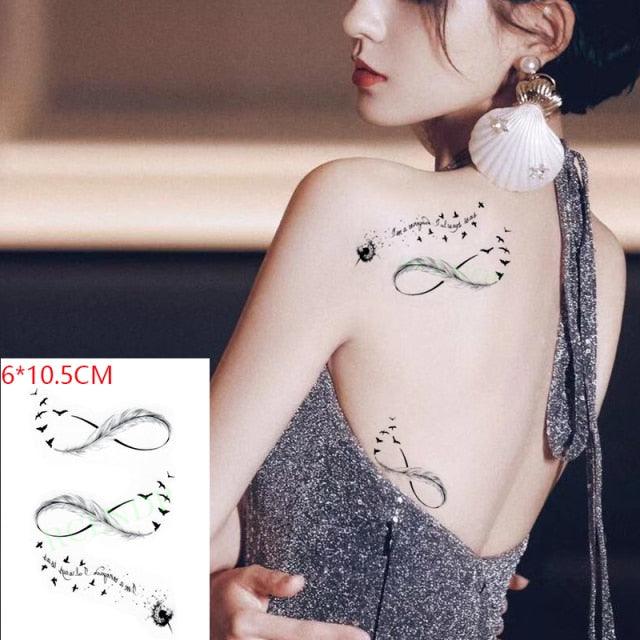 Different Small Waterproof Temporary Tattoo Sticker Cute Tatto Flash Tattoos Small Size Colorful Design for Kids Mens Womens