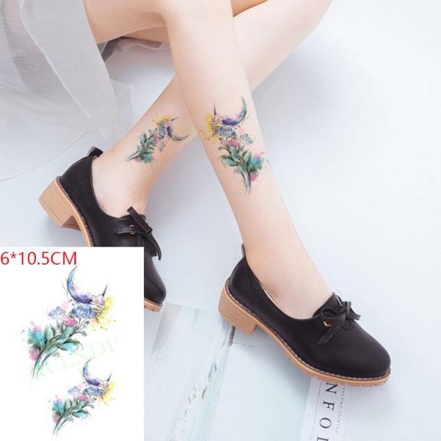 Different Small Waterproof Temporary Tattoo Sticker Cute Tatto Flash Tattoos Small Size Colorful Design for Kids Mens Womens