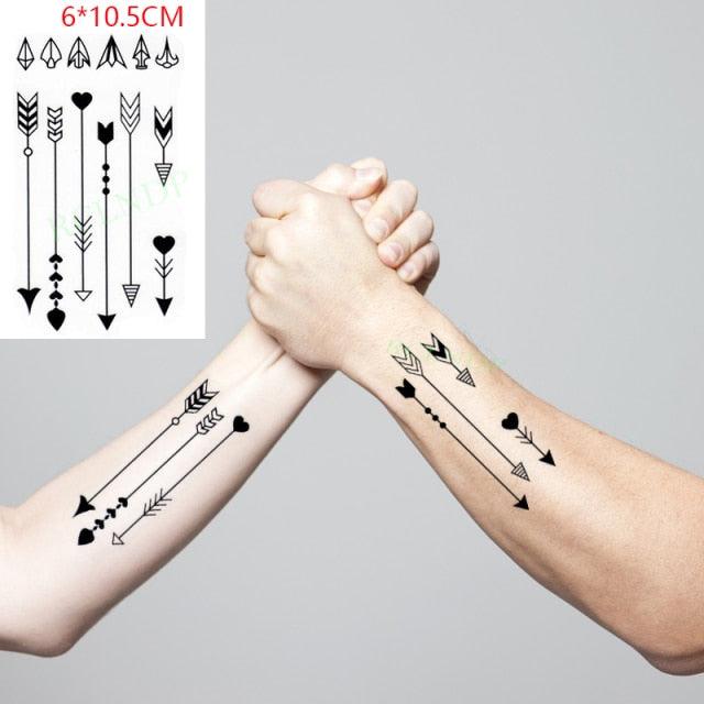 Different Small Waterproof Temporary Tattoo Sticker Cute Tatto Flash Tattoos Small Size Colorful Design for Kids Mens Womens