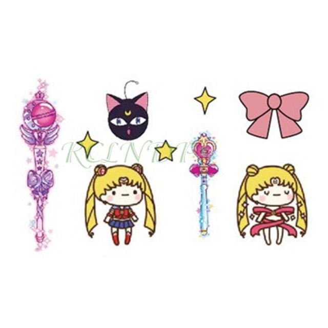 Different Small Waterproof Temporary Tattoo Sticker Cute Tatto Flash Tattoos Small Size Colorful Design for Kids Mens Womens