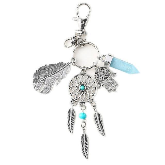 Dream Catcher Car Interior Rear View Mirror Hanging Decor Handmade Grids Nature  Mini Handmade Feather Dream Net Catcher Key-chain Home Decor Gift Wind Chimes  Wall Hanging Decoration Gift Room Car Charms Pendant Accessories Decor