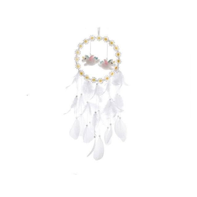 Dream Catcher Led Handmade Dream-catcher Traditional Feather Hanging Home Wall Decoration  Night Dream Catchers  Decor Ornament Wall Hanging Wind Chimes For Home Room Decoration