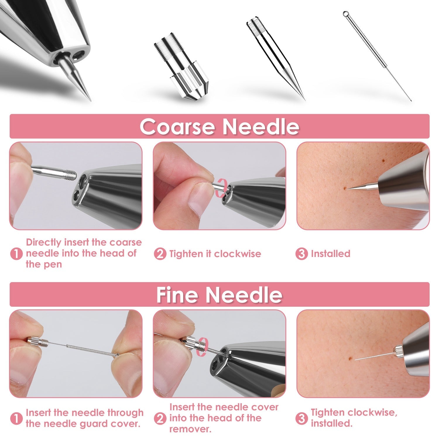 Wart & Freckle Remover with Needles
