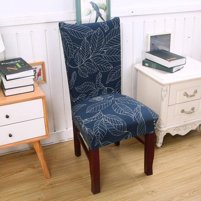 Elastic Chair Cover For Computer Dining Room kitchen office Colorful Printed Chair Covers Spandex Seat Cover Wedding Chair Covers For Dining Room Stretch Spandex Removable Washable Anti-dust Seat Slipcover Protector For Hotel Office Ceremony Banquet