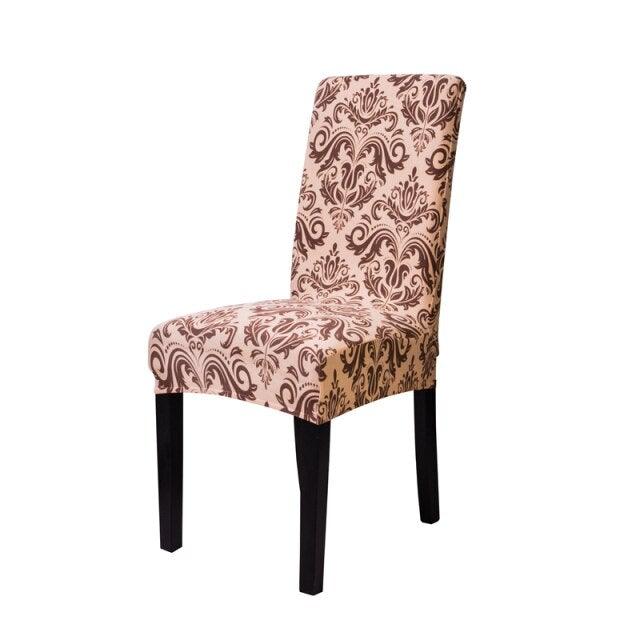 Elastic Chair Cover For Computer Dining Room kitchen office Colorful Printed Chair Covers Spandex Seat Cover Wedding Chair Covers For Dining Room Stretch Spandex Removable Washable Anti-dust Seat Slipcover Protector For Hotel Office Ceremony Banquet