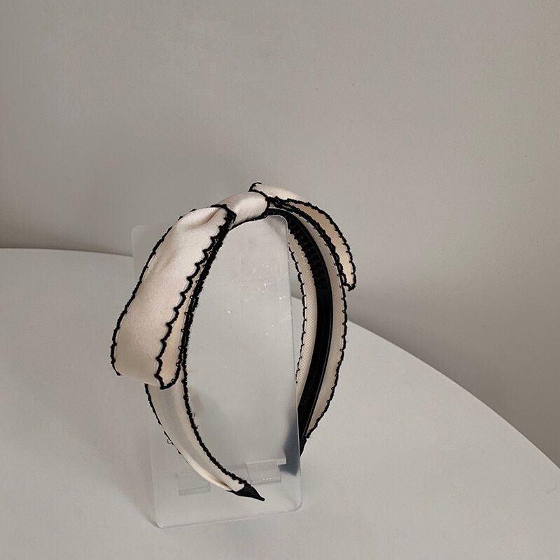 Elegant Bow Bezel Headwear Women Korean Headband Girls Vintage Hairband Hoop For Wedding Party Hair Bands Gorgeous Hair Accessories For Women