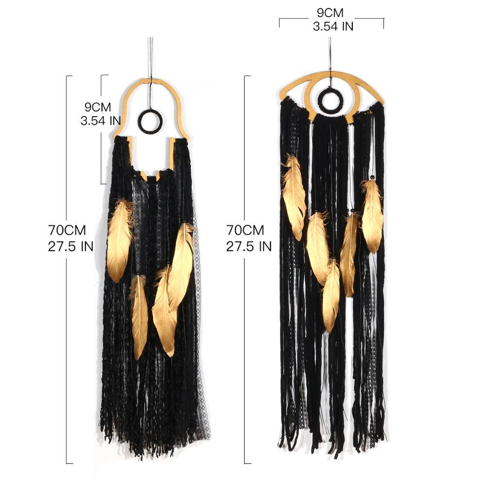 Evil Eye Dream Catcher Home Room Decor Black Room Decoration For  Farmhouse Wind Chimes Moon Dream Catchers For Bedroom Home Decor Wedding Ornament Craft Gift