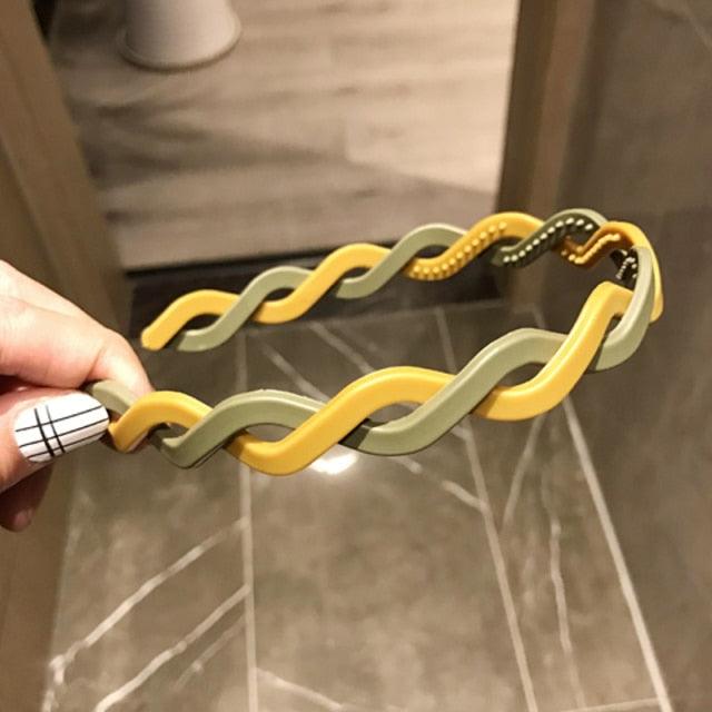 Fashion Headbands for Hair Woman Soft Colorful Hit Color Bezel Hair Bands Hair Hoop Bezel for Hair Headband Gorgeous Hair Accessories For Women