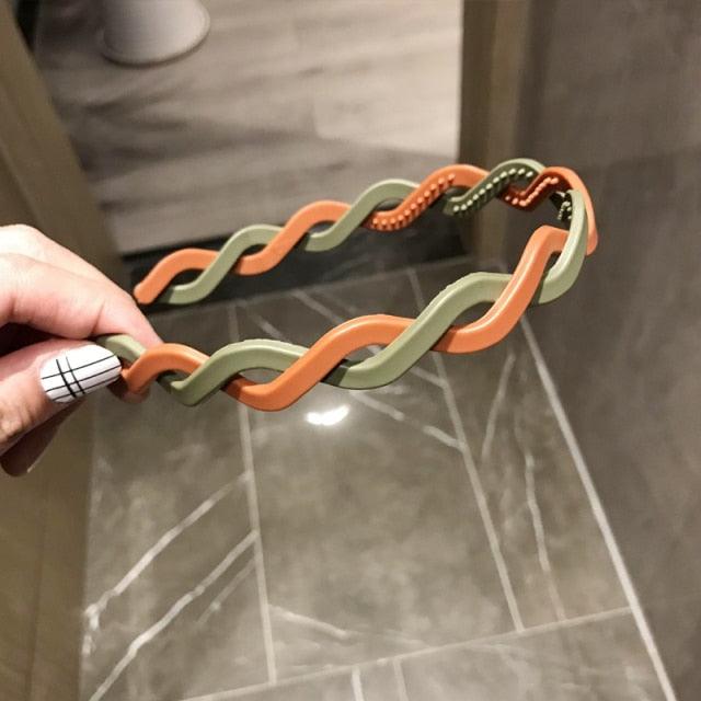 Fashion Headbands for Hair Woman Soft Colorful Hit Color Bezel Hair Bands Hair Hoop Bezel for Hair Headband Gorgeous Hair Accessories For Women