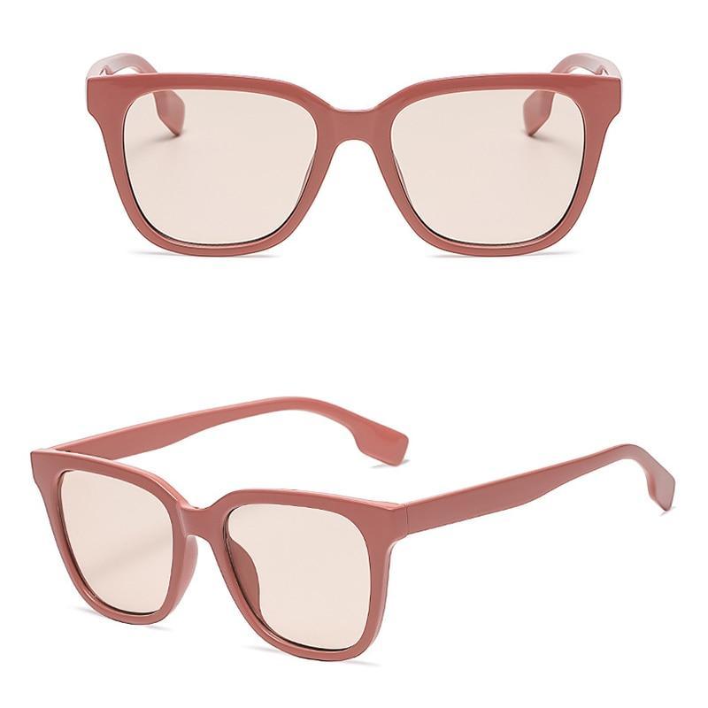 Fashionable Square Size New Female Candy Color Sunglasses For Male New Street Shooting Wind Glasses For Men & Women Sport Polarized Sunglasses Outdoor Riding Square Windproof Eyewear