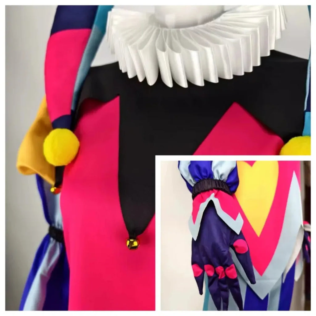 Fizzarolli Cosplay Costume – Helluva Boss Jester Outfit Full Set