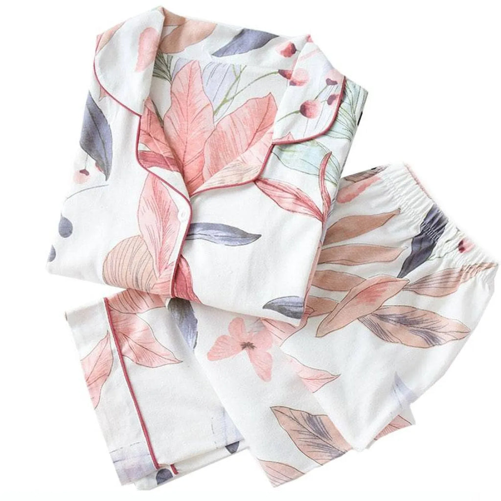 Floral Cotton Pajamas