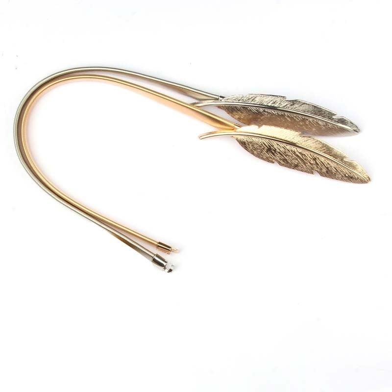 Golden Silver Curtain Clip Curtains Holders Feather Shape Tieback Buckle Clips Curtain Accessories Home Decor Modern Simple Style Curtain Tie Backs Decorative with Spring Curtain Strap Metal Plating Decorative Accessories 30cm