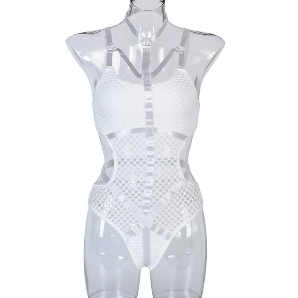 Gothic Fishnet Bodysuits