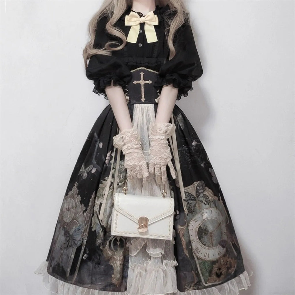 Kawaii Butterfly Princess Lolita Set