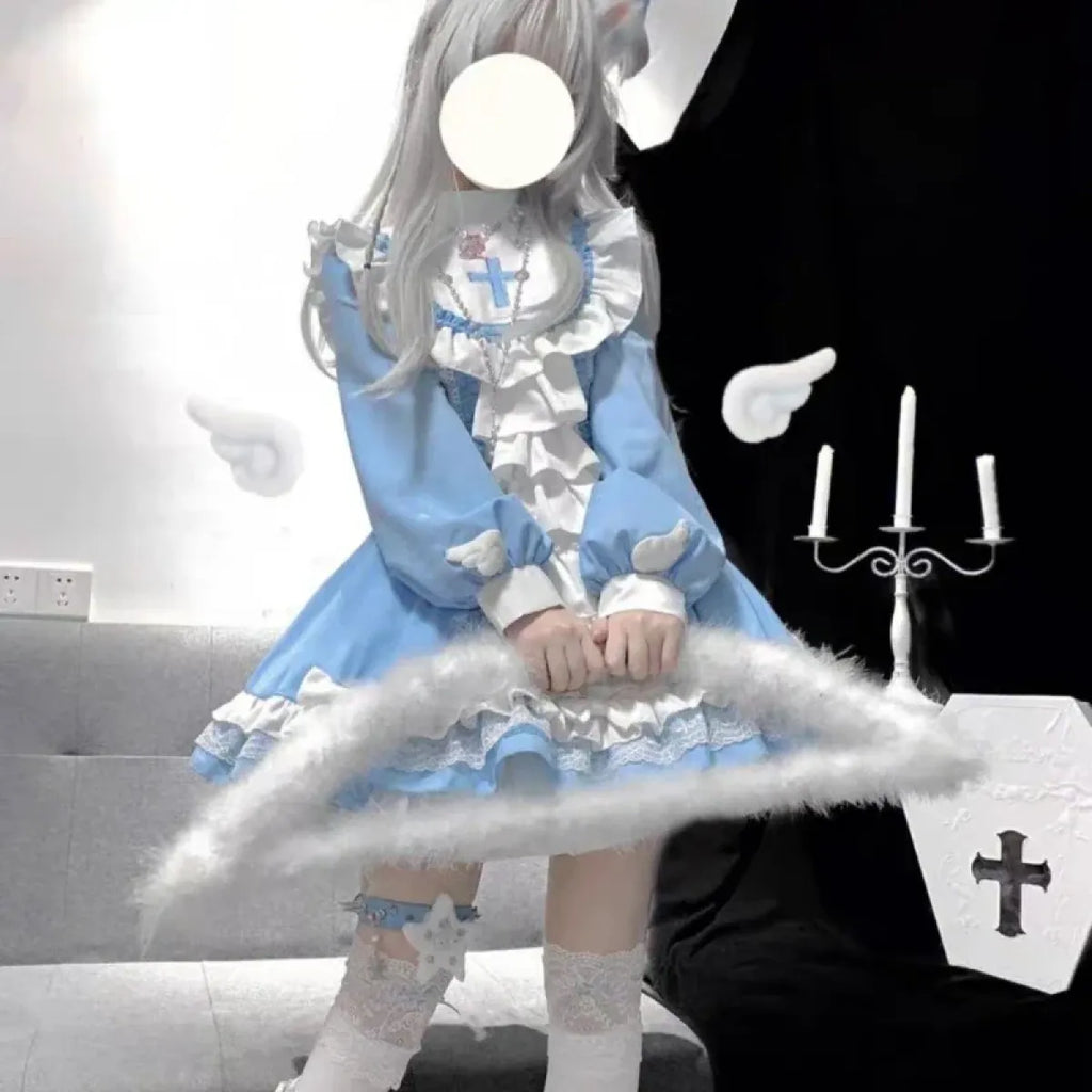 Gothic Lolita Ruffle Dress