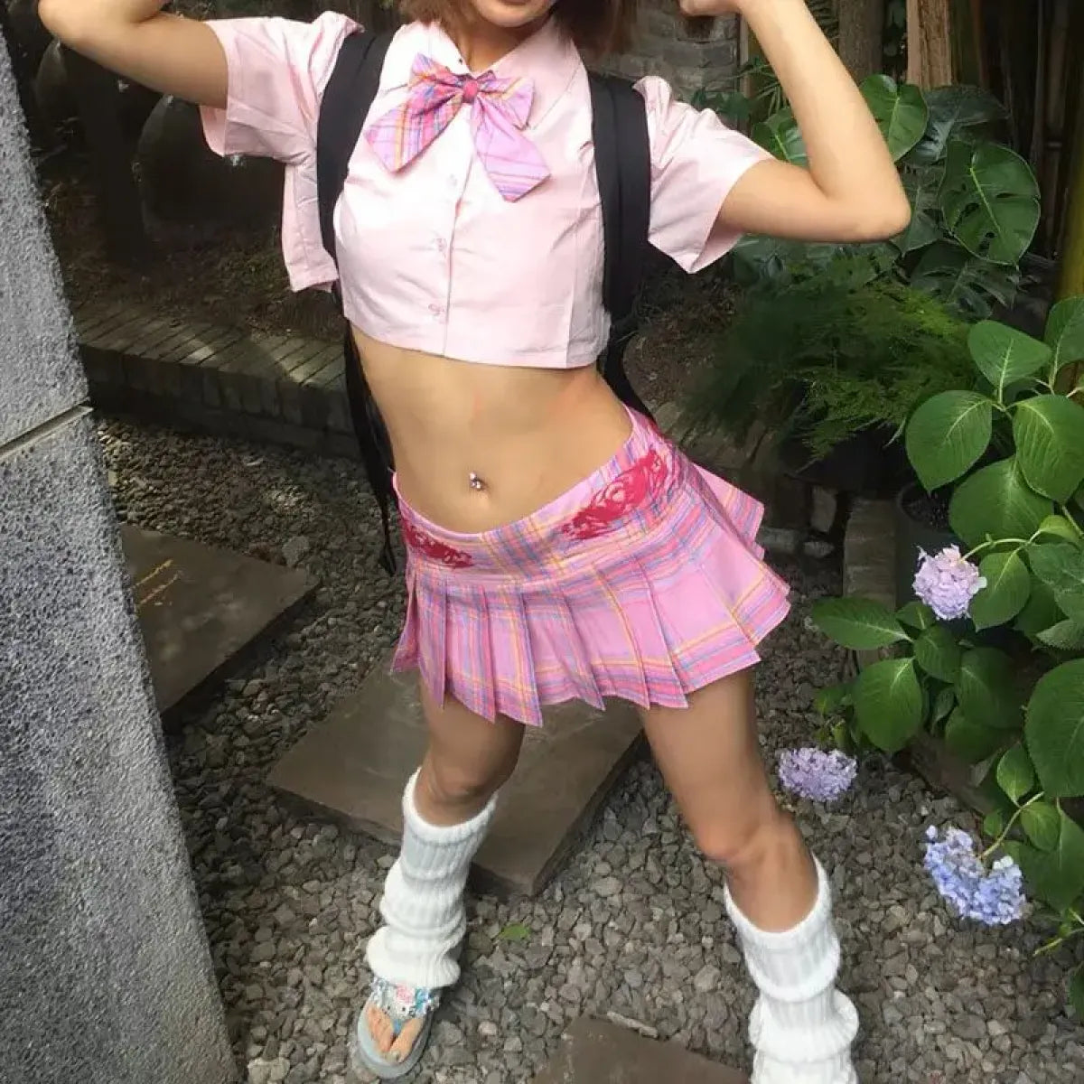 Harajuku Plaid Pleated Skirt