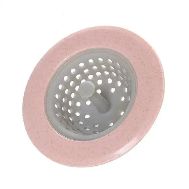 High Quality 2PCS Portable Silicone Sink Strainer Waste Plug Sink Filter Waste Collector Kitchen Bathroom Accessories Colanders & Strainers