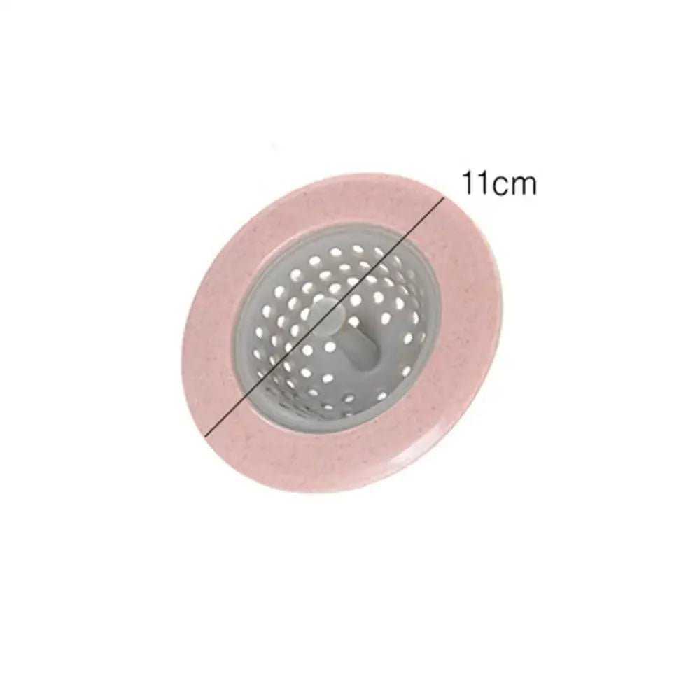 High Quality 2PCS Portable Silicone Sink Strainer Waste Plug Sink Filter Waste Collector Kitchen Bathroom Accessories Colanders & Strainers