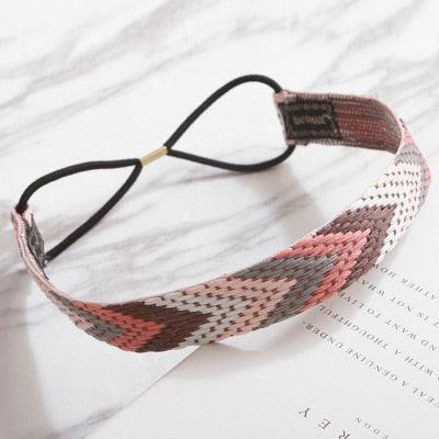 High Quality Vintage Bohemian Ethnic Embroidery Flower Headband for Women Girl Elastic Hair Band Retro Gorgeous Hair Accessories For Women
