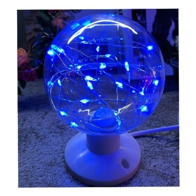 LED String Light Bulb Colorful RGB Lighting Copper Wire Bulb Home Decor And Safety Voltage Compliance Plugin Electric Suitable for Indoor Wedding Garden Landscape