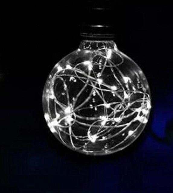 LED String Light Bulb Colorful RGB Lighting Copper Wire Bulb Home Decor And Safety Voltage Compliance Plugin Electric Suitable for Indoor Wedding Garden Landscape