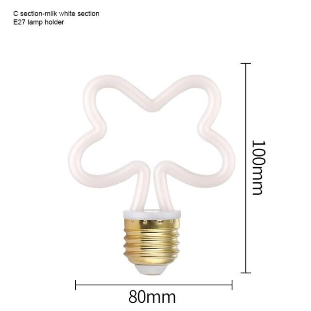 Light Bulb Retro Vintage Edison Ampoule Bulbs Vintage Lamp Retro Light Fireworks Bulb Lamp for Home Party Balcony Garden Christmas Halloween Decoration