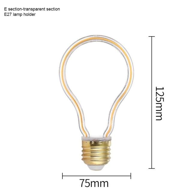 Light Bulb Retro Vintage Edison Ampoule Bulbs Vintage Lamp Retro Light Fireworks Bulb Lamp for Home Party Balcony Garden Christmas Halloween Decoration