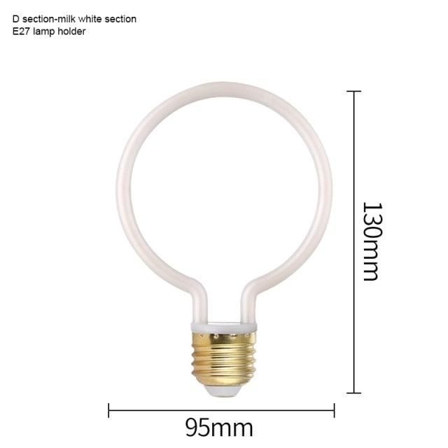 Light Bulb Retro Vintage Edison Ampoule Bulbs Vintage Lamp Retro Light Fireworks Bulb Lamp for Home Party Balcony Garden Christmas Halloween Decoration