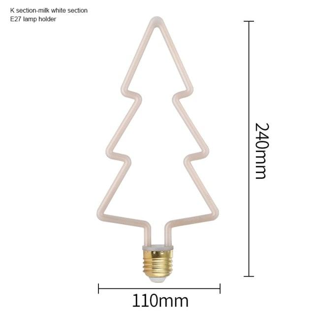 Light Bulb Retro Vintage Edison Ampoule Bulbs Vintage Lamp Retro Light Fireworks Bulb Lamp for Home Party Balcony Garden Christmas Halloween Decoration