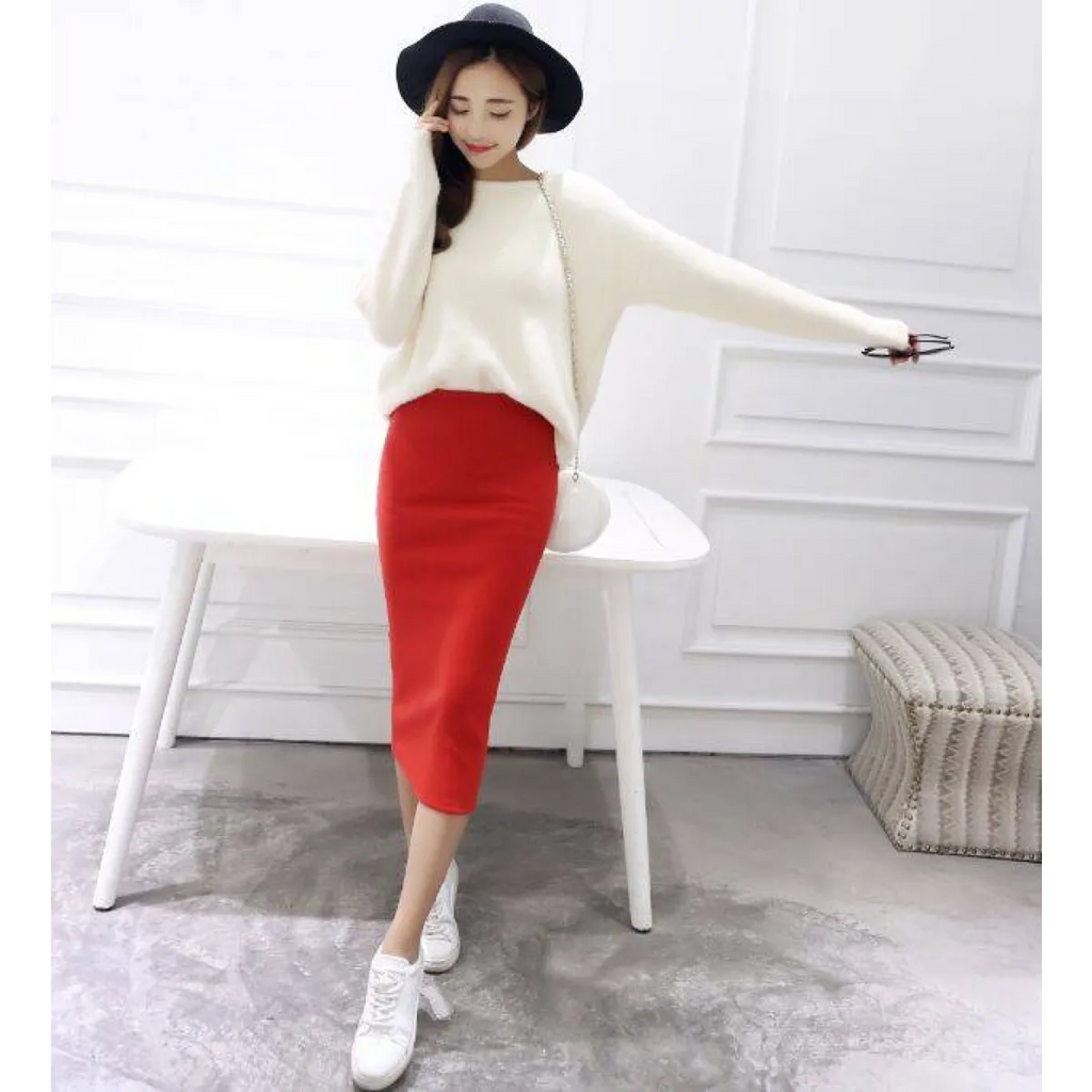 Long Midi Pencil Skirts