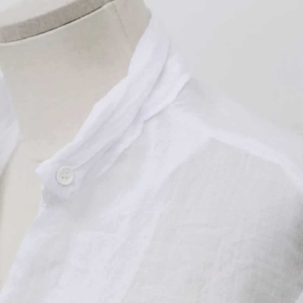 Long Sleeve Linen Blouse