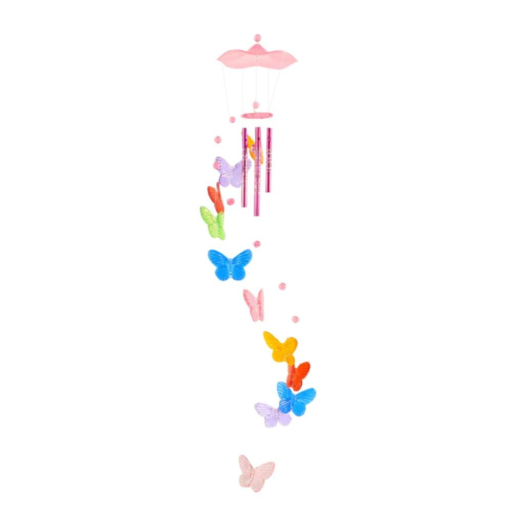 Lucky Butterfly Hanging Wind Chime Bell Garden Decoration Ornament Gift Home Decoration Fashion  High-end Gift Butterfly Gift Grandmother Gift Mother Gift Birthday Gift Festival Gift Witness Friendship Outdoor Wind Chime Garden Decor