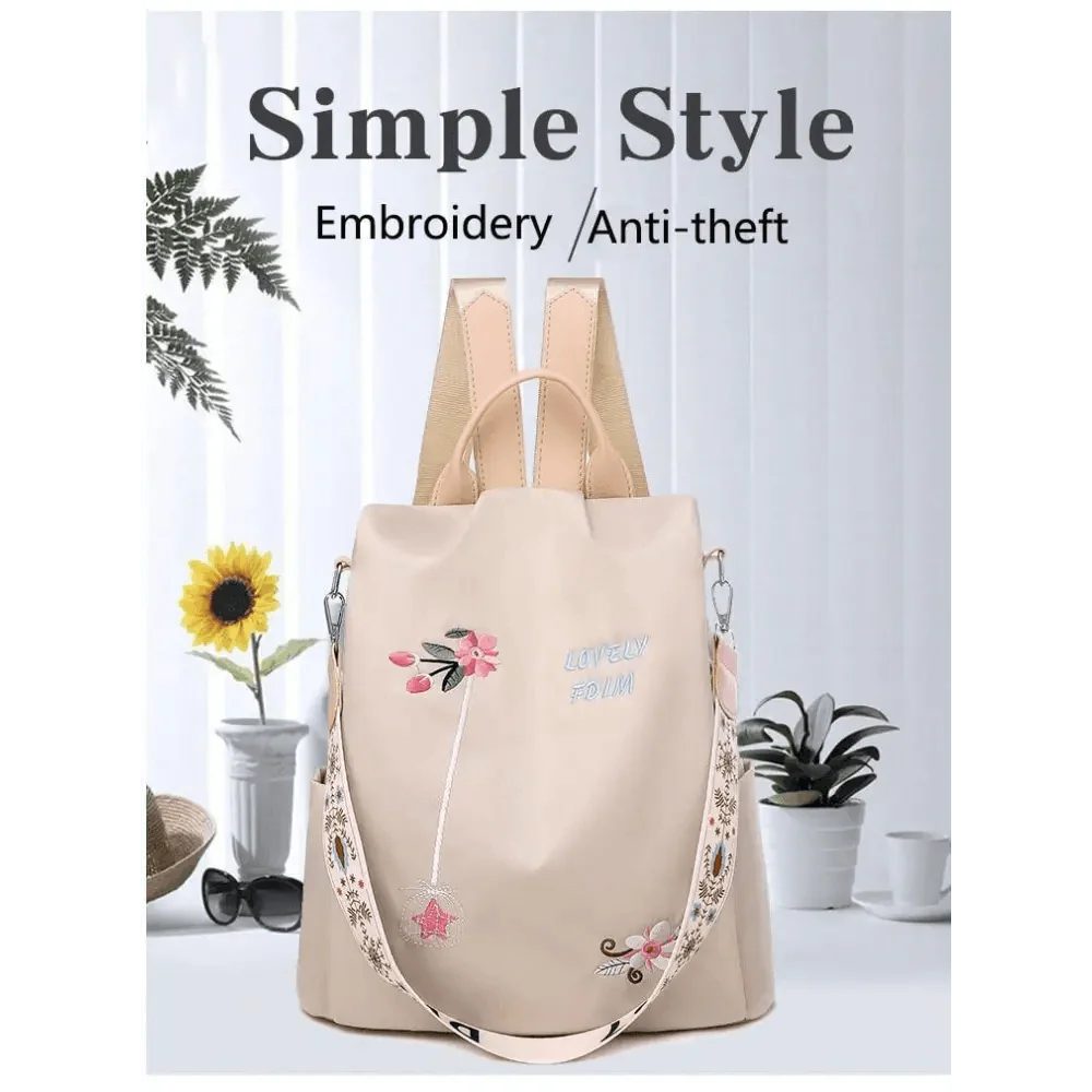 Luxurious Waterproof Women's Backpack Fashionable Anti-theft Women Backpacks Nice Print School Bag High Quality Large Capacity Backpack