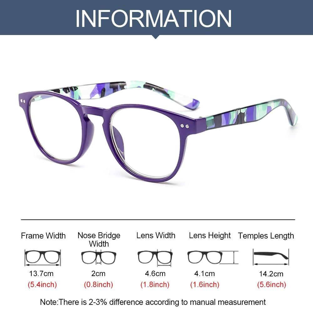 Luxurious Women Cat Eye Reading Glasses Vintage Presbyopia Eyeglasses Fashion Flower Print Reading Glasses Blocking Readers Vintage Cat Eye Eyeglasses Anti Glare Filter UV Diopter +1.5 +.2.0+2.5+3.0 +3.5 +4.0