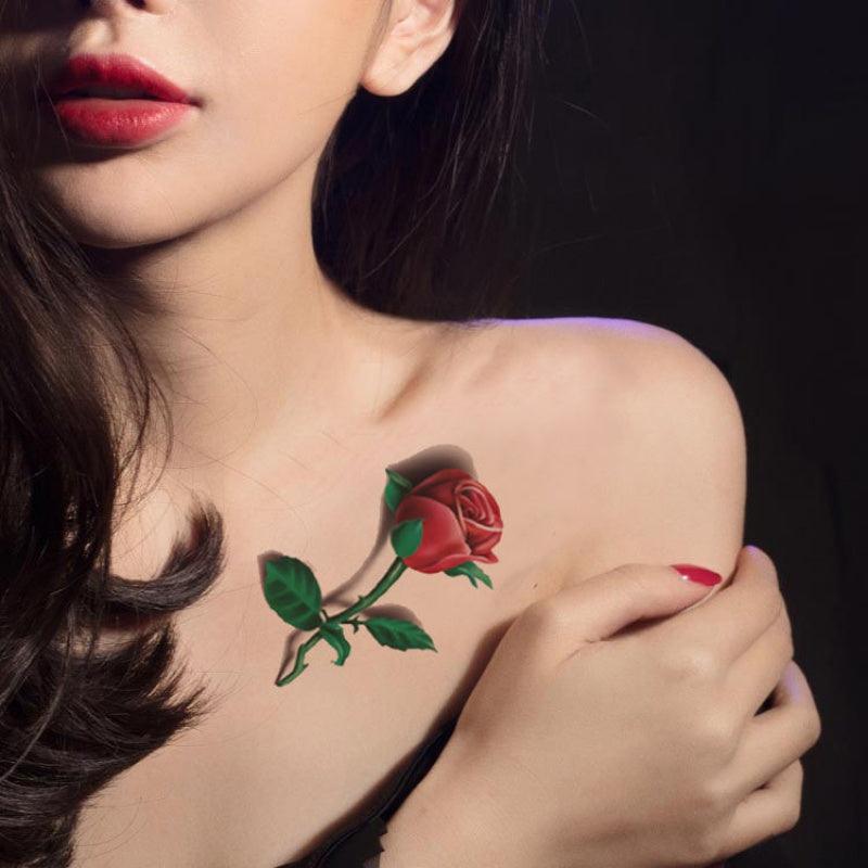 Luxury 3D Butterfly Tattoos Stickers Temporary Colorful Flower Body Decorations And Party Make Up For Womens
