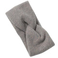 Luxury Fashion Winter Soft Solid Color Elastic Elegant Wide Knitting Cross Lightweight Headband Yoga Turban Bandage Bandanas Hair Bands For Women