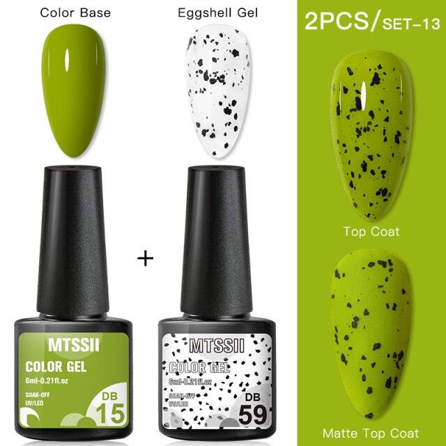 Luxury Gel Nail Polish Permanent Glossy Matte Egg Effect Elegant Stylish Eggshell Design For Women And Lady Nail Gel