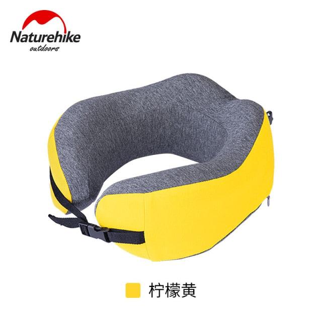 Memory Cotton Neck Pillow Cervical Vertebra Travel Portable Noon Break Aircraft Neck Pillow For Traveling Upgraded Travel Neck Pillow for Airplane Pure Memory Foam Travel Pillow for Flight Headrest U Type Of Pillow Sleep Camping Pillow
