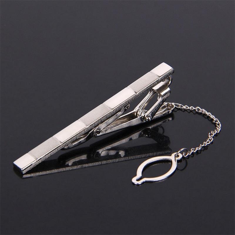Men's Metal Necktie Bar Unique Vintage Necktie Bar Clip Tie Pin Business Meeting Party Men Necktie Bar Formal Shirt Wedding Gold Tie Clip Men's Gift Fashion Tie Clips Clothing Accessories For Your Husband