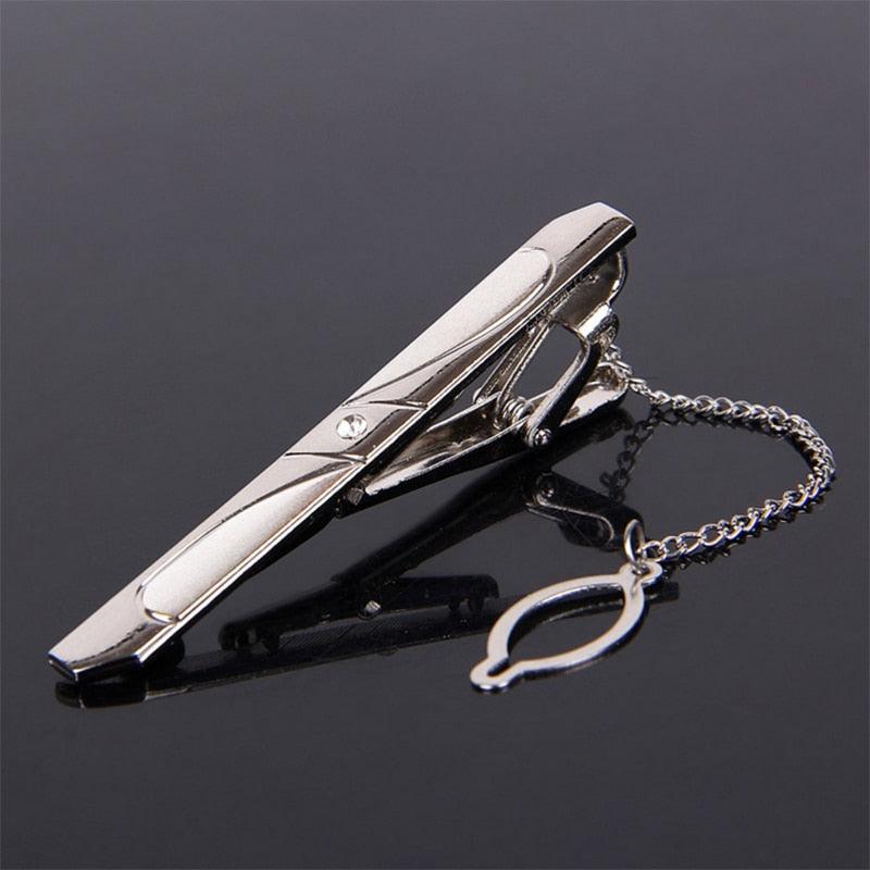 Men's Metal Necktie Bar Unique Vintage Necktie Bar Clip Tie Pin Business Meeting Party Men Necktie Bar Formal Shirt Wedding Gold Tie Clip Men's Gift Fashion Tie Clips Clothing Accessories For Your Husband