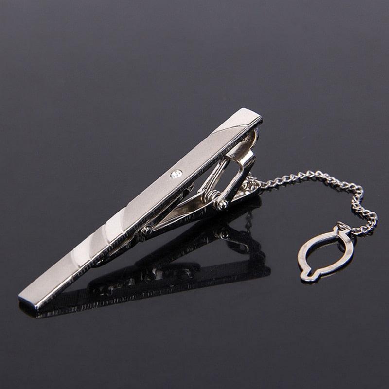 Men's Metal Necktie Bar Unique Vintage Necktie Bar Clip Tie Pin Business Meeting Party Men Necktie Bar Formal Shirt Wedding Gold Tie Clip Men's Gift Fashion Tie Clips Clothing Accessories For Your Husband