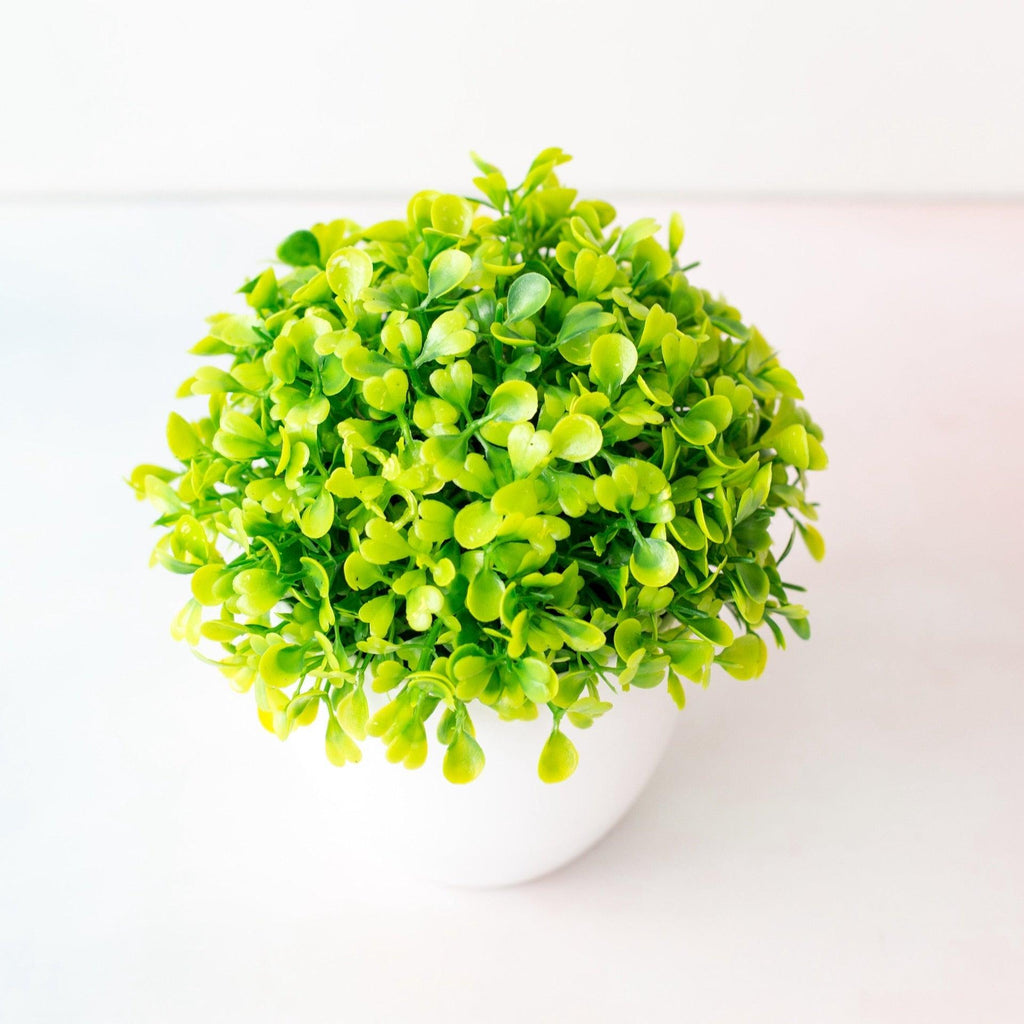 Mini Cute Artificial Bonsai Potted Plastic 15x16cm Friend's Gift Fake Decor  with Plastic Pots Fake Flowers Arrangements for Home Decoration