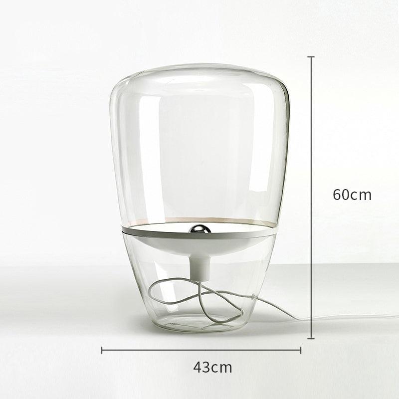 Modern Art Deco Living Room Table Lamp Glass Table Lamps for Living Room Home Deco Indoor Bedside Lamp Decorative Table Lamp Cute Study Lamps for Bedroom Décor