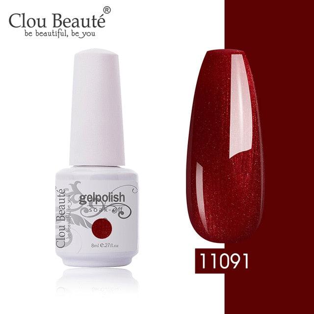 New 2022 Women Gel Nail Polish Pure Pink UV Gel Nail Polish Art Manicure Luxury Colorful Design For Ladies and Womens