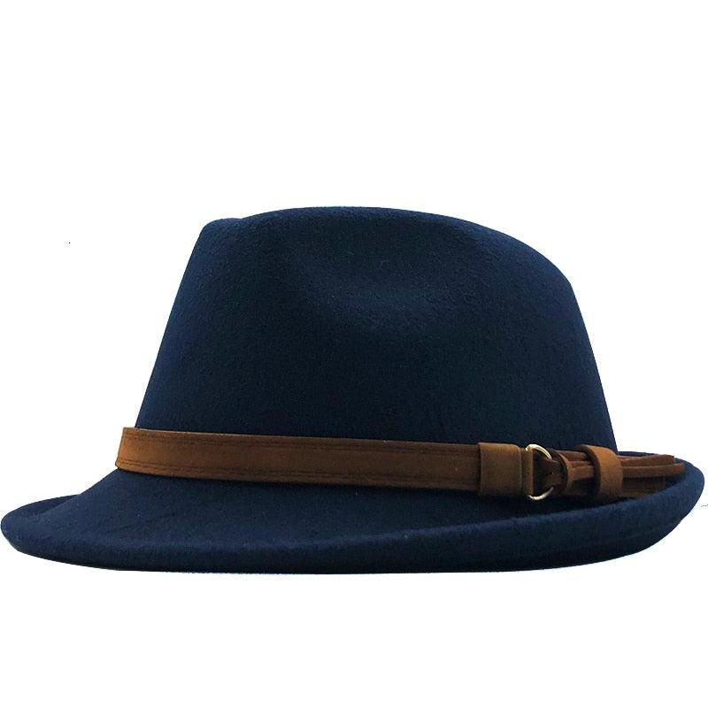 New Casual Women Men Fedora Hat For Winter Autumn Women's  Vintage Hat With Belt Buckle For Men Home Party Daily Clothing Accessories Elegant Men Hat