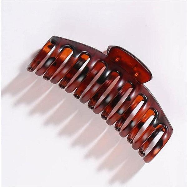 New Colorful Claw Hair Clip for Women Girls Tough Plastic Large Size Hair Clamps Butterfly Clip Gorgeous Hair Accessories Holidays Gifts For Women