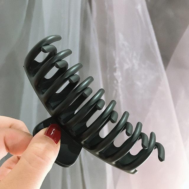 New Colorful Claw Hair Clip for Women Girls Tough Plastic Large Size Hair Clamps Butterfly Clip Gorgeous Hair Accessories Holidays Gifts For Women